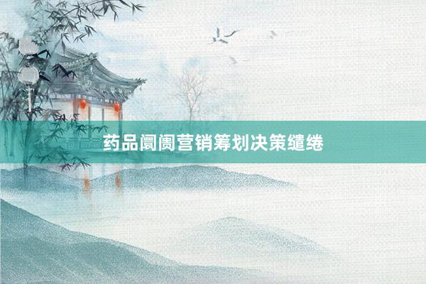 药品阛阓营销筹划决策缱绻